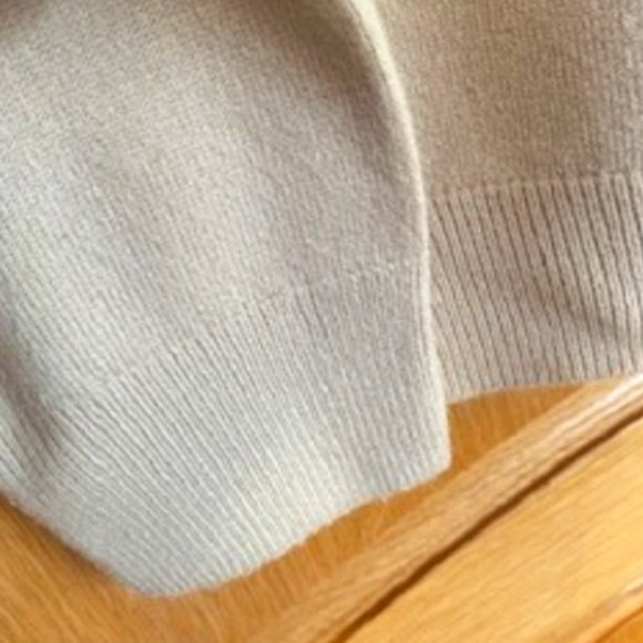 Stitches In Time Knit Sweater Tan/Beige Back Zip Sz: 1X - Picture 6 of 6